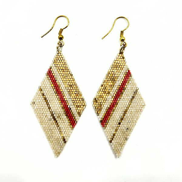 Multi Color Diamond Beaded Earring-Vibhura